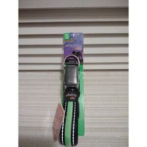 Safety Glo size small 10" - 14" Glow Solar and USB Rechargeable LED Collar NWT